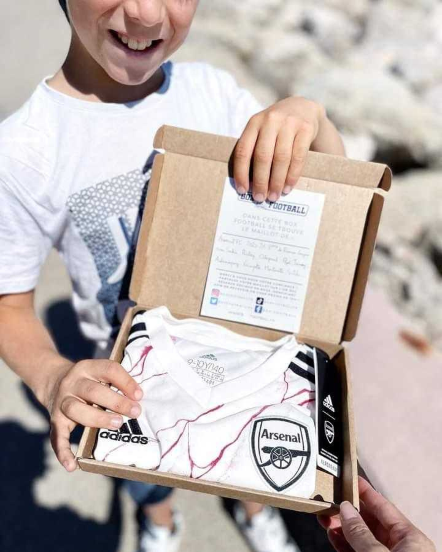 Box maillot mystère football enfant