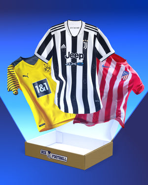 Box maillot mystère football