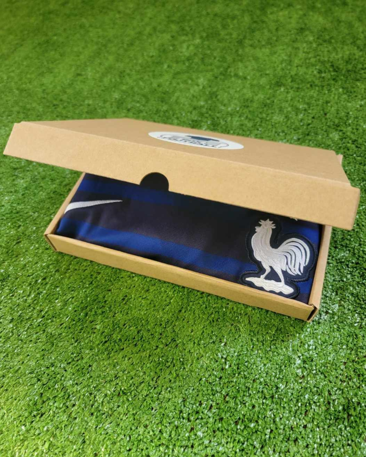 Box maillot mystère football