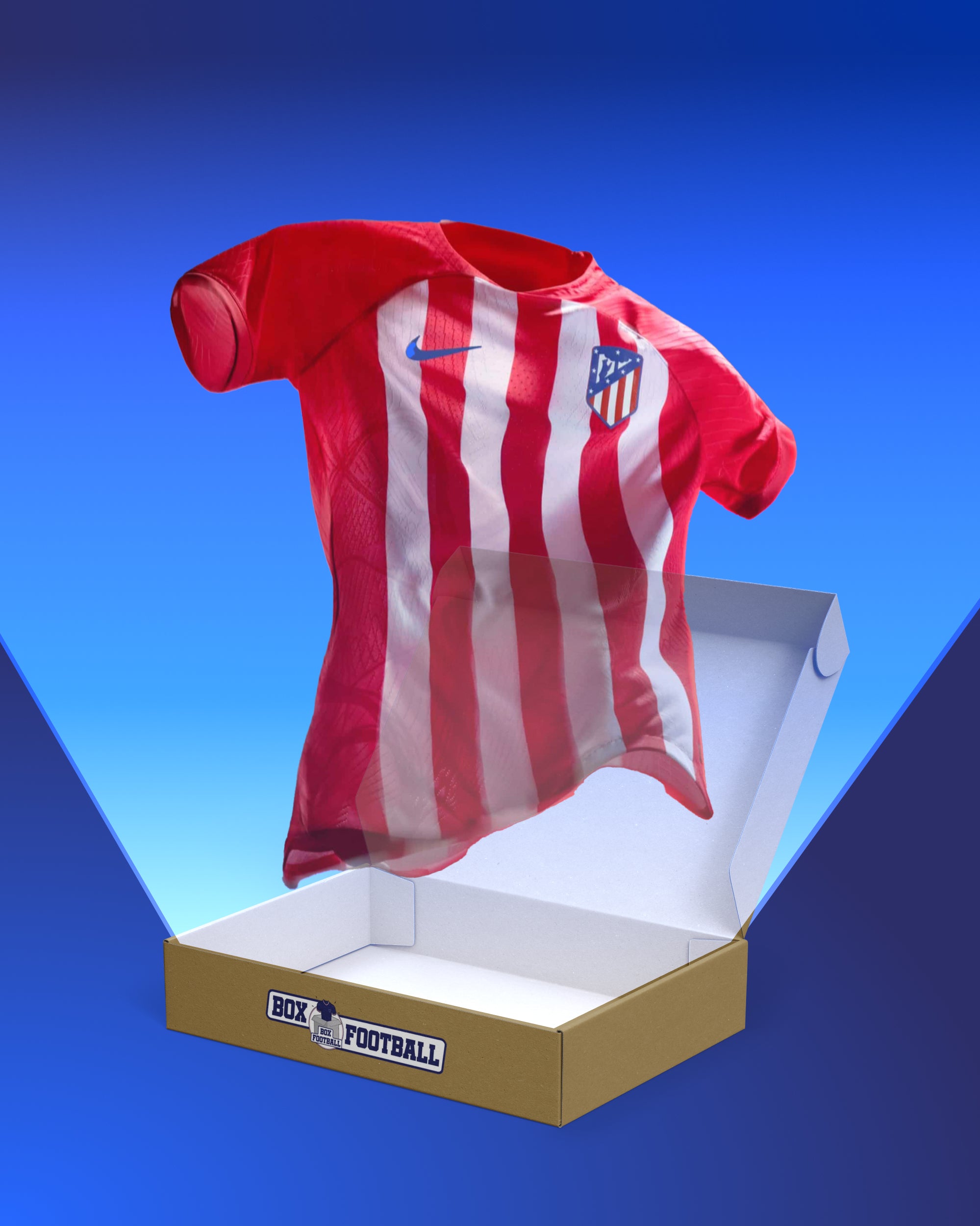 Box maillot mystère football
