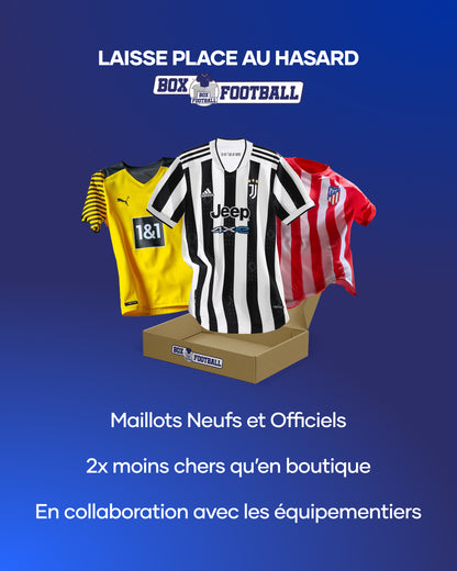 Box maillot mystère football