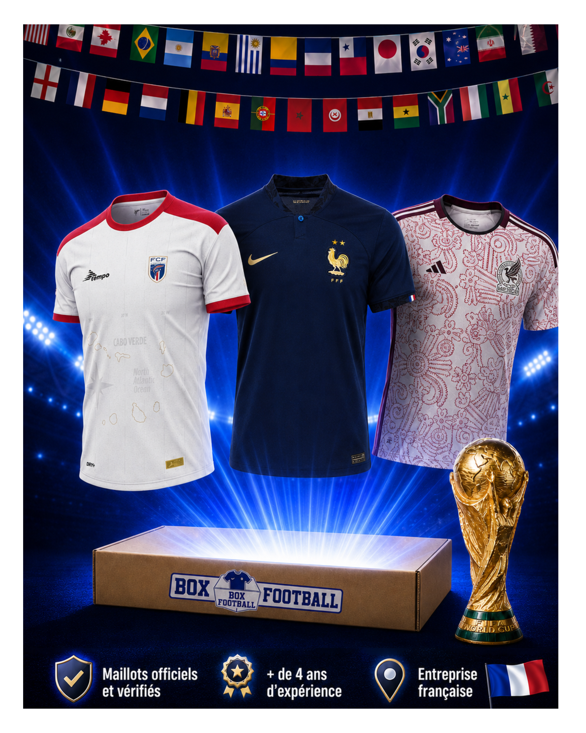 Box maillot mystère Coupe du Monde