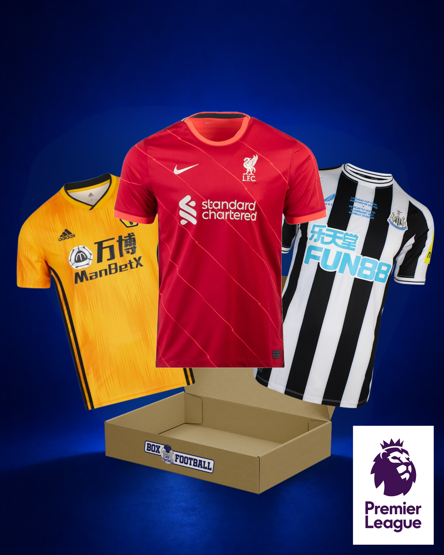 Box maillot mystère Premier League