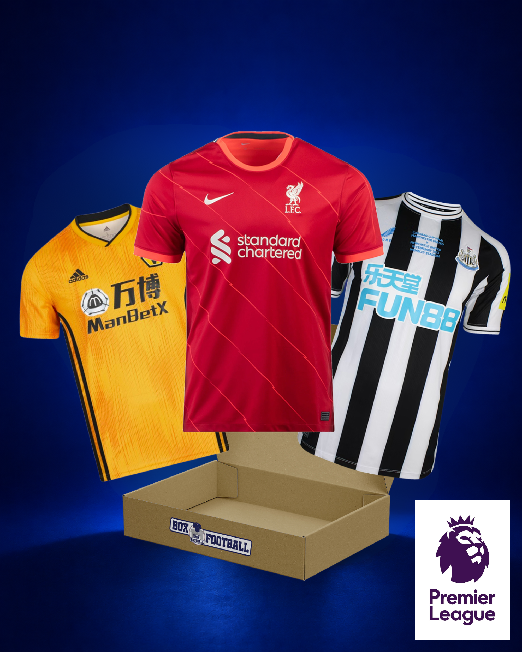 Box maillot mystère Premier League