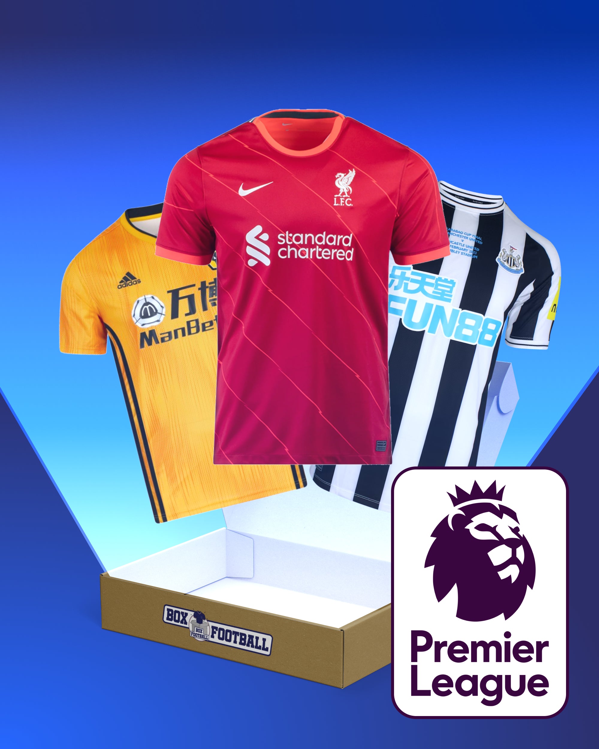 Box maillot mystère Premier League